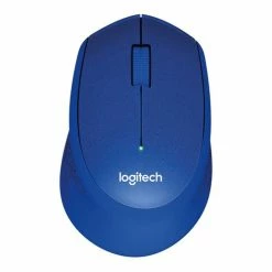 Logitech M330 Silent Plus Bleu Souris Sans Fil - Ambidex