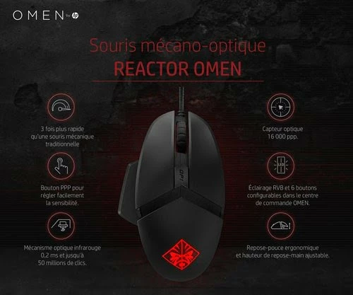HP OMEN Reactor Mouse 8 HP OMEN Reactor Mouse – Image 8