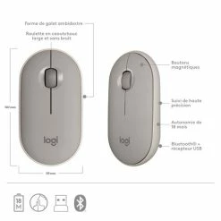 Logitech PEBBLE M350 WIRELESS MOUSE SAND 27 Logitech PEBBLE M350 WIRELESS MOUSE SAND -Carte graphique Soldes 1139fd67 af89 4ce4 a93e 7be975025efa