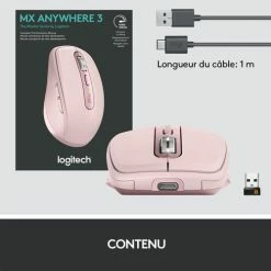 Logitech MX Anywhere 3 Rose 20 Logitech MX Anywhere 3 Rose -Carte graphique Soldes 162a37b4 504d 49cf ab21 ba59261c1487