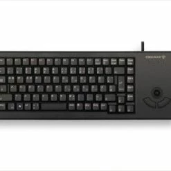 Cherry G84-5400 TRACKBALL KEYBOARD Clavier Filaire Miniature, Trackball, USB, Noir, AZERTY - FR