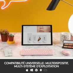 Logitech K380 Multi-Device Rose -Carte graphique Soldes 2797dad4 9aa8 4fa8 b7c0 f3f66923b247