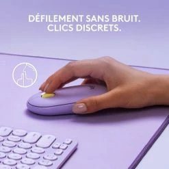 Logitech PEBBLE M350 WIRELESS MOUSE 24 Logitech PEBBLE M350 WIRELESS MOUSE -Carte graphique Soldes 47fac6d1 e3a3 445a 8010 d1715c450311