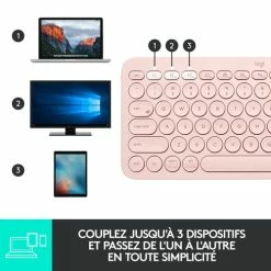 Logitech K380 Multi-Device Rose -Carte graphique Soldes 4c001aa7 3fd1 441c bbba e66cf87c651a