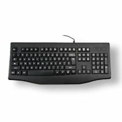 MCL Samar Wired USB Azerty Keyboard Silent Keys