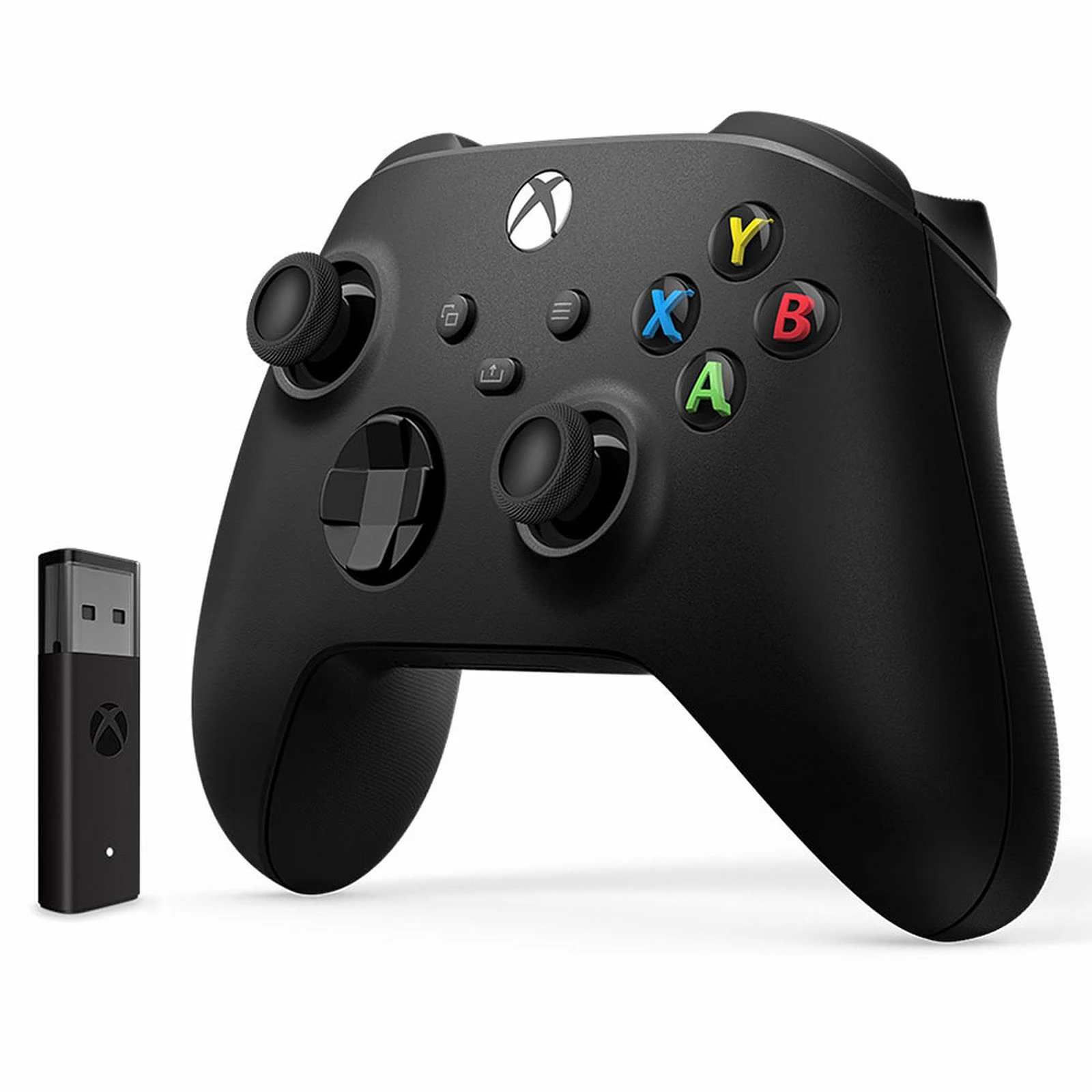 MICROSOFT Manette Sans Fil Noire Xbox Avec Adaptateur PC 3 MICROSOFT Manette Sans Fil Noire Xbox Avec Adaptateur PC – Image 3
