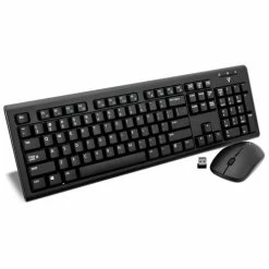 V7 Ensemble Clavier Et Souris Sans Fil Noir