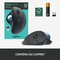 Logitech ERGO M575 - GRAPHITE - EMEA -Carte graphique Soldes 6cbb7f33 2891 4908 8f42 9a33a9b16836