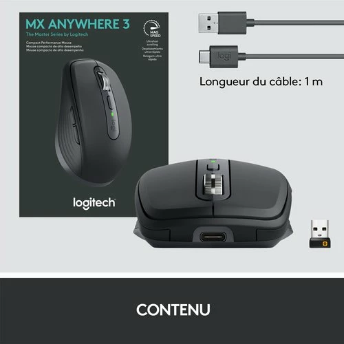 Logitech MX Anywhere 3 Graphite 10 Logitech MX Anywhere 3 Graphite – Image 10
