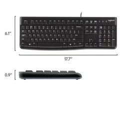Logitech K120 Corded Keyboard Noir -Carte graphique Soldes 763c2a81 1efb 4b5f 9c9e 672b86a04c8f