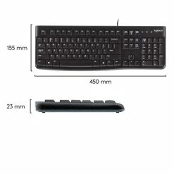 Logitech K120 Corded Keyboard Noir -Carte graphique Soldes 7c883112 df2e 4f25 a6bf 8c758f22f1dc
