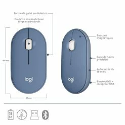 Logitech PEBBLE M350 WIRELESS MOUSE 27 Logitech PEBBLE M350 WIRELESS MOUSE -Carte graphique Soldes 82c7f045 6384 45fb 99bf 4de4baee6c2d