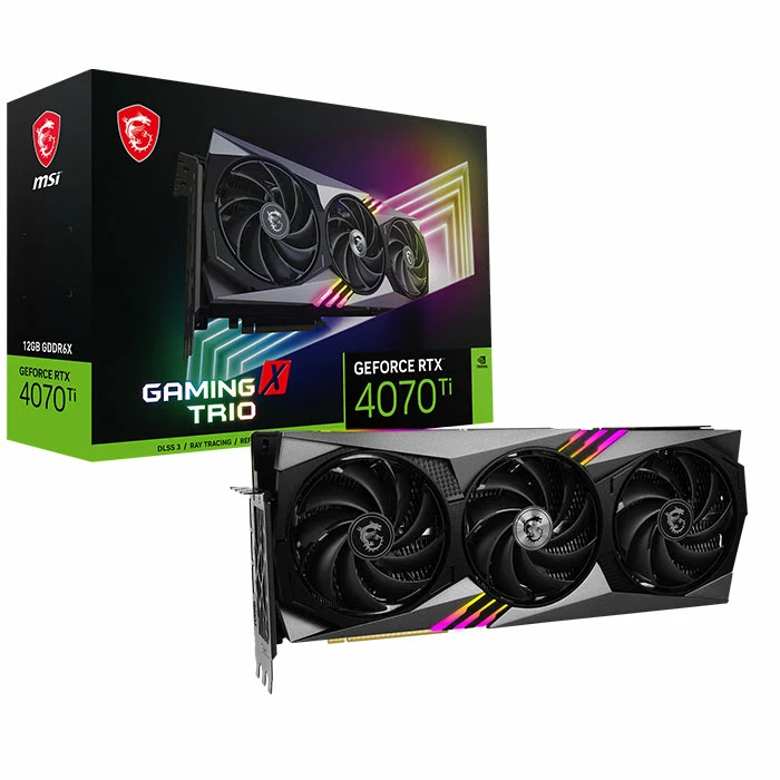 Msi GeForce RTX 4070 Ti TRIO 12G GAMING - DLSS 3 1 Msi GeForce RTX 4070 Ti TRIO 12G GAMING - DLSS 3