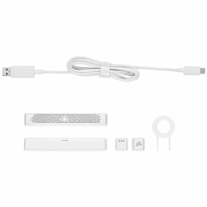 CORSAIR K65 RGB Mini (Blanc) - CH-9194110-FR 3 CORSAIR K65 RGB Mini (Blanc) - CH-9194110-FR – Image 3