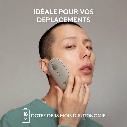 Logitech PEBBLE M350 WIRELESS MOUSE SAND 11 Logitech PEBBLE M350 WIRELESS MOUSE SAND – Image 11