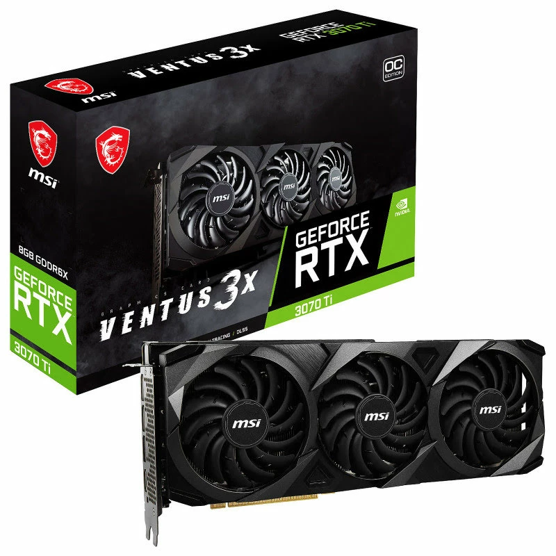 Msi RTX 3070Ti VENTUS 3X 8G OC LHR - 8Go/HDMI/DP 1 Msi RTX 3070Ti VENTUS 3X 8G OC LHR - 8Go/HDMI/DP