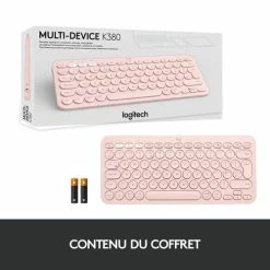 Logitech K380 Multi-Device Rose -Carte graphique Soldes 9ccb3f0c 9e49 4472 9034 585c6f2f7be4