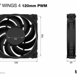 Be Quiet! SILENT WINGS 4 120mm PWM - BL093 -Carte graphique Soldes a4a913c1 1881 47dc 9ec8 007f09efa2c6