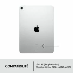 Logitech COMBO TOUCH FOR IPAD AIR 4. GEN 20 Logitech COMBO TOUCH FOR IPAD AIR 4. GEN -Carte graphique Soldes ab445f7d 2af0 4edb 91ef 8d1144573caa