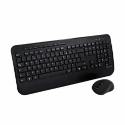 V7 Clavier AZERTY Français Complet Avec Repose-mains CKW300FR – Noir