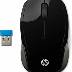 HP 200 Black Wireless Mouse