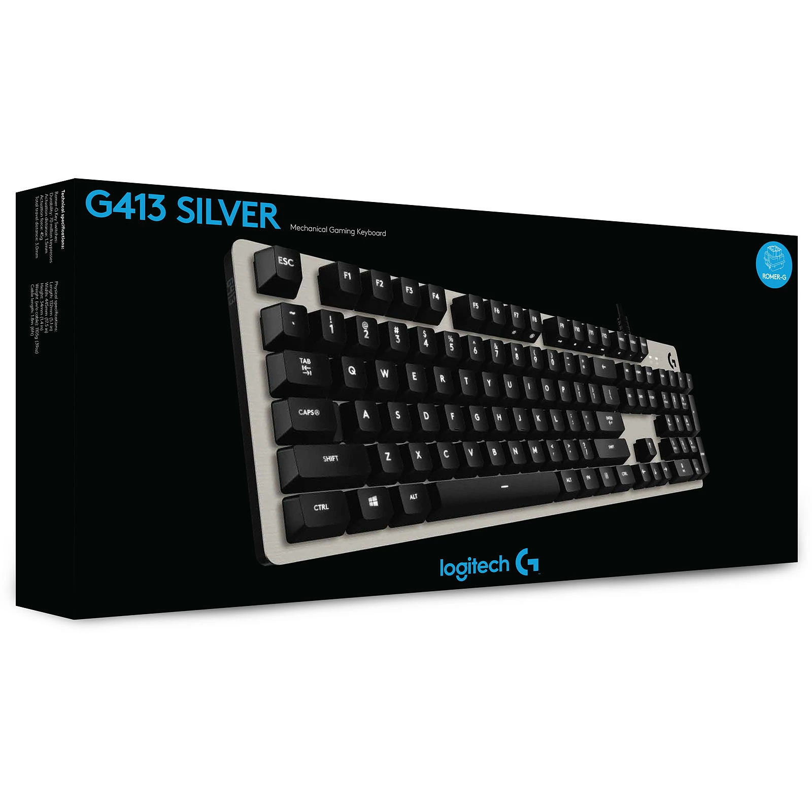 Logitech G413 - Argent 2 Logitech G413 - Argent – Image 2