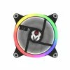M.RED VAR-12A Noir ARGB Rainbow Double Ring 120mm