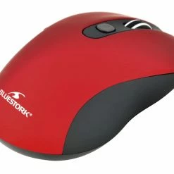 Bluestork M-WL-OFF80-RED - Wireless Mouse Rouge