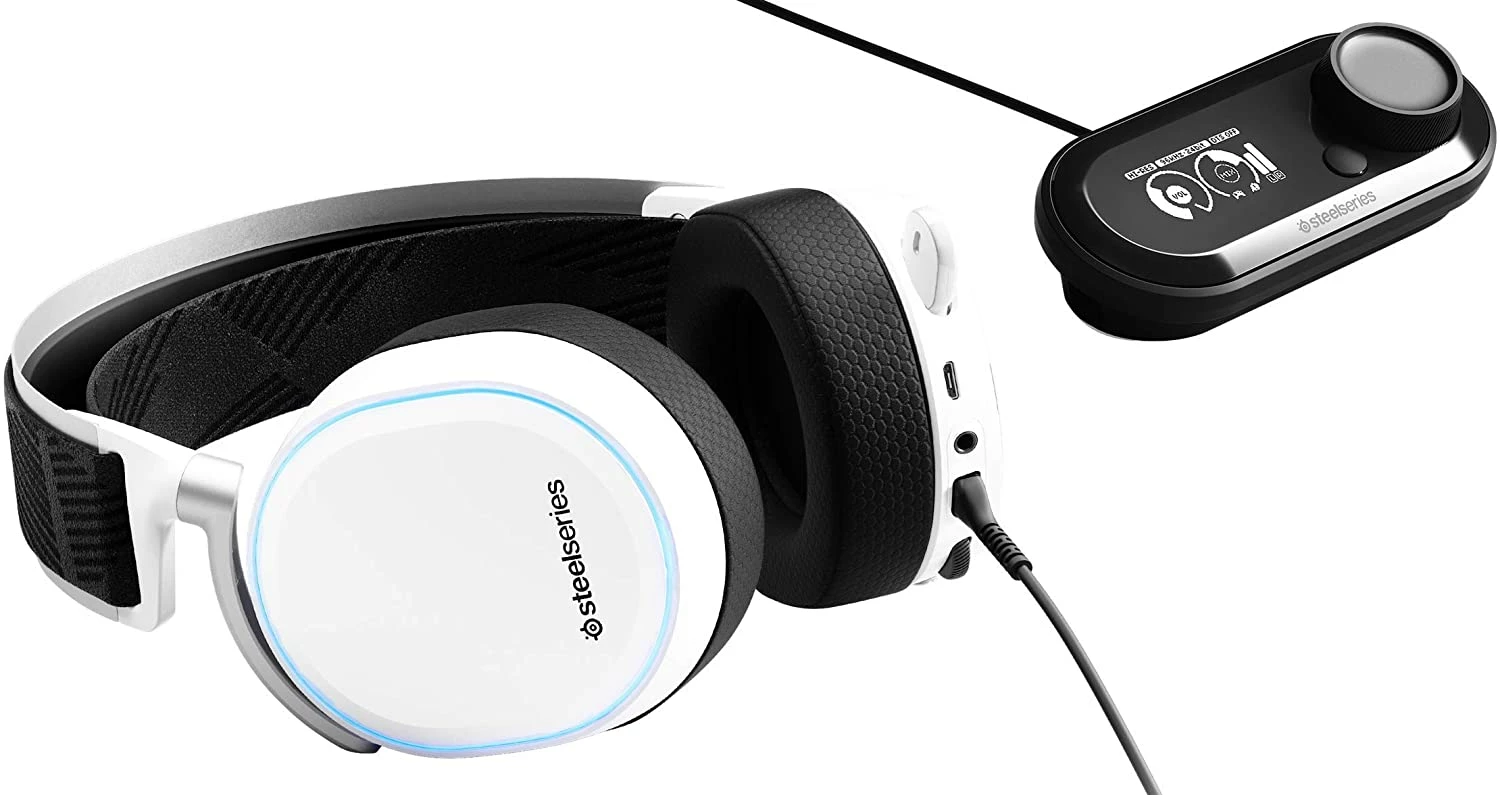 SteelSeries Arctis Pro + GameDAC Blanc 7.1/USB/RGB 4 SteelSeries Arctis Pro + GameDAC Blanc 7.1/USB/RGB – Image 4