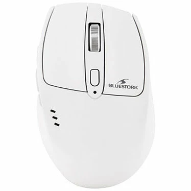 Bluestork Wireless Mouse R2 White 1 Bluestork Wireless Mouse R2 White