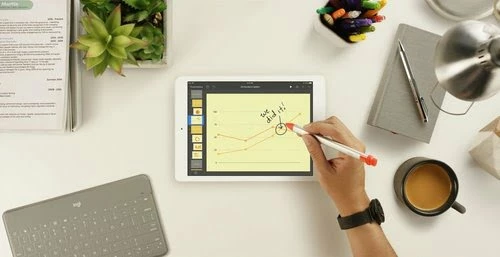 Logitech Crayon Orange, Blanc 21 Logitech Crayon Orange, Blanc – Image 21