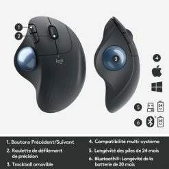 Logitech ERGO M575 - GRAPHITE - EMEA -Carte graphique Soldes e230074e 1fdb 44ca ba18 3cc3d6cf6a2f