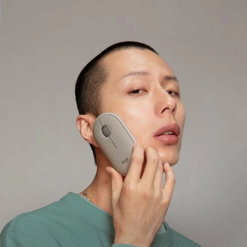 Logitech PEBBLE M350 WIRELESS MOUSE SAND 3 Logitech PEBBLE M350 WIRELESS MOUSE SAND – Image 3