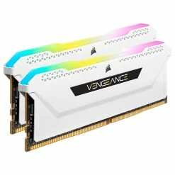 CORSAIR CMH16GX4M2E3200C16W RGB (2x8Go DDR4 3200 PC25600)