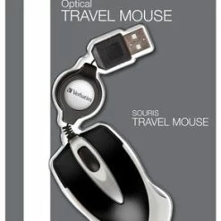Verbatim GO MINI OPTICAL TRAVEL MOUSE BLACK (49020)
