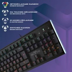 ELYTE KY-400M Mécanique 10 ELYTE KY-400M Mécanique -Carte graphique Soldes e9a81f79 6da8 4bef a474 31a4f6ad9909