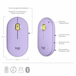 Logitech PEBBLE M350 WIRELESS MOUSE 27 Logitech PEBBLE M350 WIRELESS MOUSE -Carte graphique Soldes eb6d5680 f9bc 4a80 8384 4dd7f9eccd59