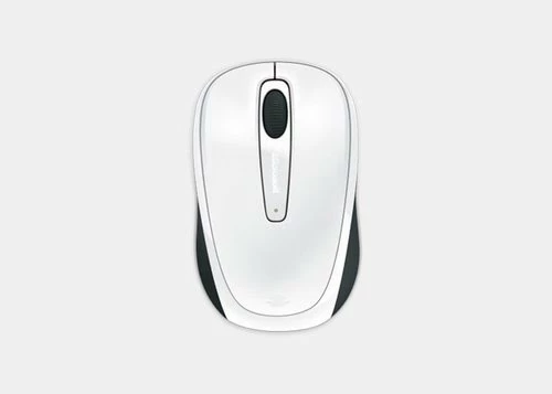 MICROSOFT Wireless Mobile Mouse 3500 Blanche 2 MICROSOFT Wireless Mobile Mouse 3500 Blanche – Image 2