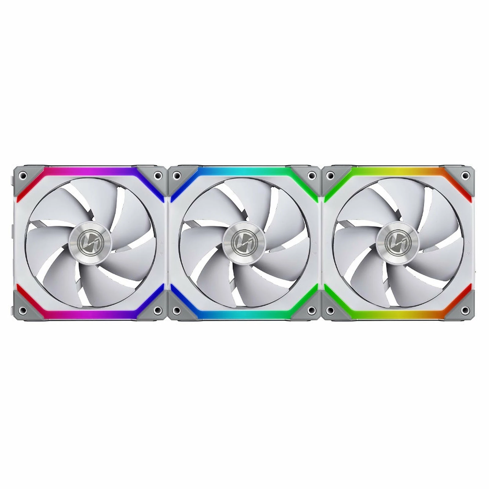 Lian-Li UNI FAN SL120 RGB - Blanc - Pack De 3 1 Lian-Li UNI FAN SL120 RGB - Blanc - Pack De 3