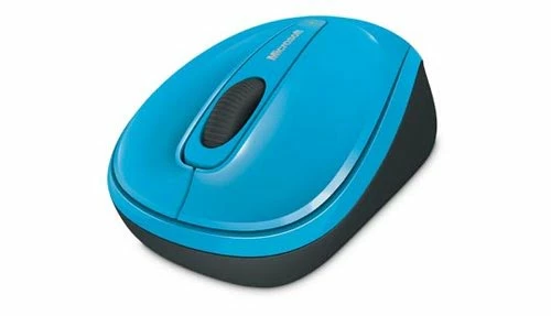 MICROSOFT Wireless Mobile Mouse 3500 Bleu Cyan 1 MICROSOFT Wireless Mobile Mouse 3500 Bleu Cyan