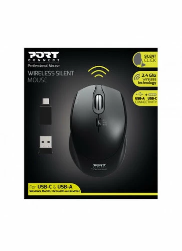 Port Office Pro Silent Sans Fil - Noir 4 Port Office Pro Silent Sans Fil - Noir – Image 4
