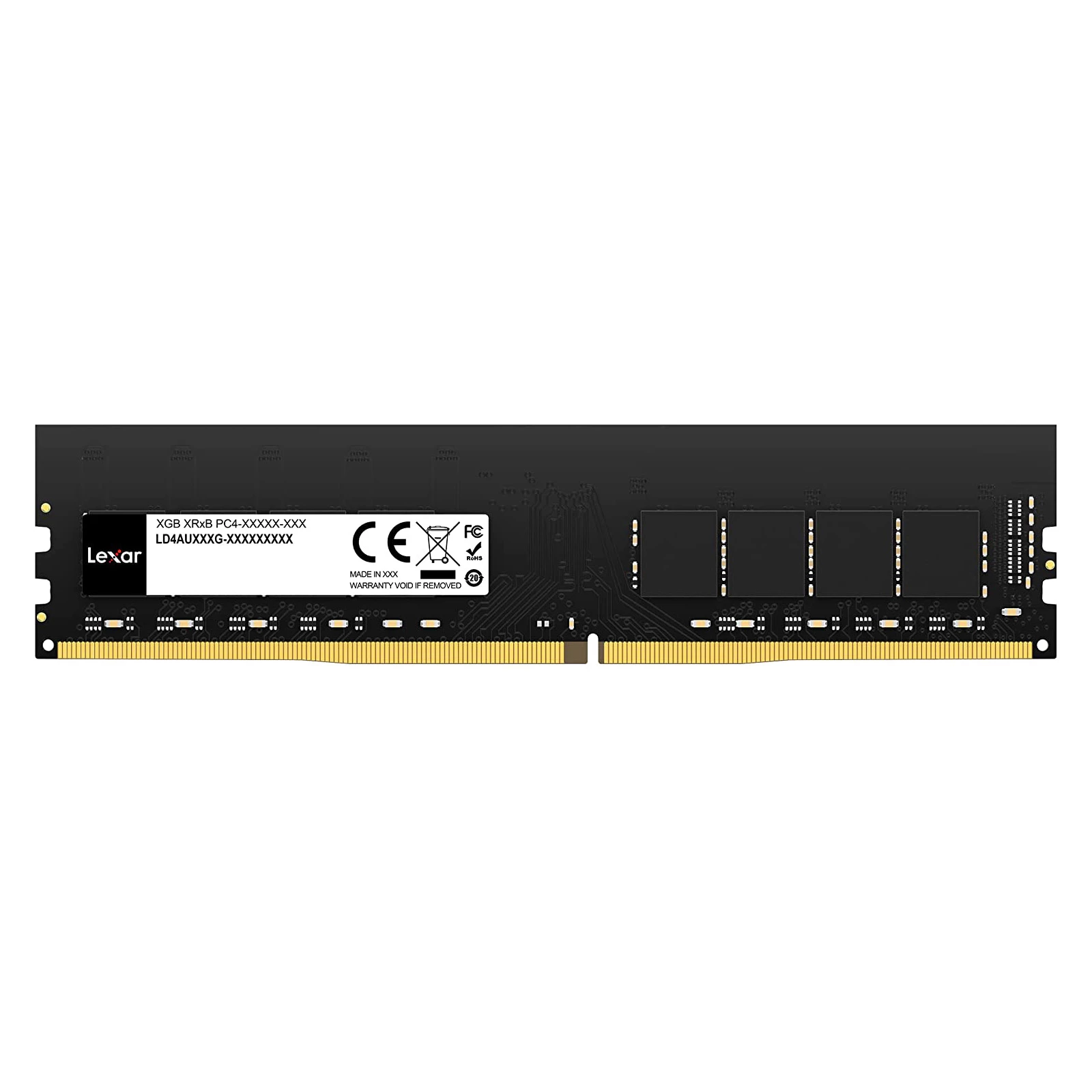 Lexar LD4AU016G-B3200GSST (16Go DDR4 3200 PC25600) 1 Lexar LD4AU016G-B3200GSST (16Go DDR4 3200 PC25600)