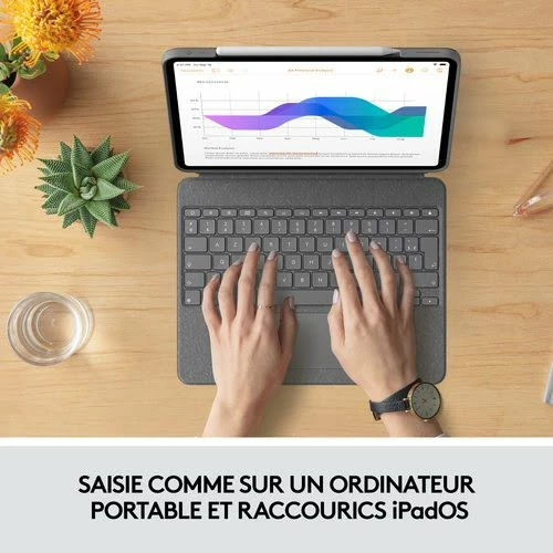 Logitech COMBO TOUCH IPAD PRO12.9IN 5.G 10 Logitech COMBO TOUCH IPAD PRO12.9IN 5.G – Image 10