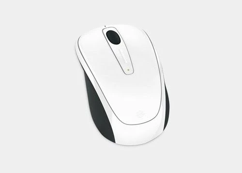 MICROSOFT Wireless Mobile Mouse 3500 Blanche 3 MICROSOFT Wireless Mobile Mouse 3500 Blanche – Image 3